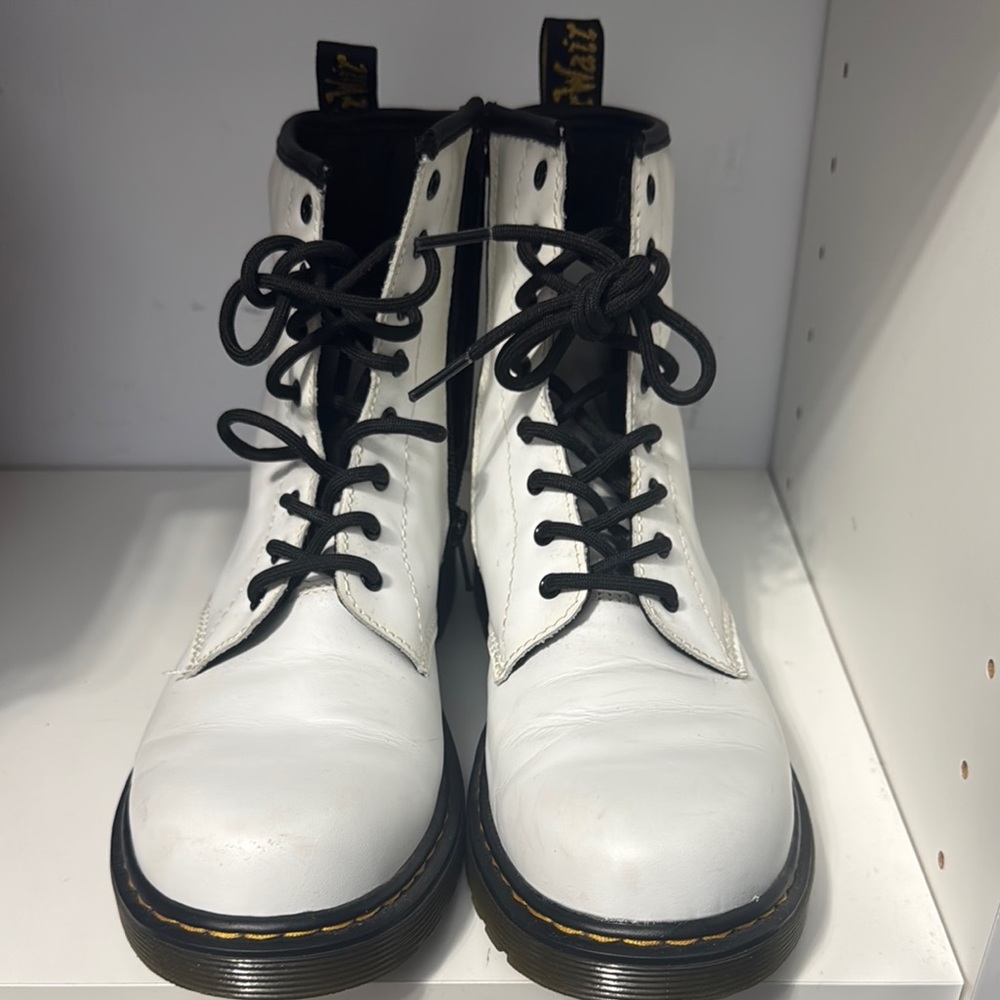 Dr. Martens White Boots